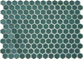 The forest green subway tile echoes the. Lyric 1 In Glazed Porcelain Mosaic Hex Tile Forest Green