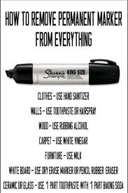 How To Remove Permanent Marker Life Hacks Diy Life Hacks Cleaning Hacks