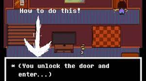 Go to the left until you can't . How To Get Into San S Room And Weird Garage Undertale The Archivist S Chair Youtube