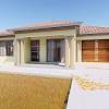 Fascinating grey modern house exterior plans with butterfly roof via hashook.com. 3