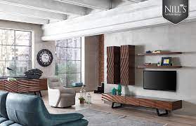 ceviz rengi ve dalgali hatlariyla wind tv unitesi size muhtesem bir seyir keyfi yasatacak nillsfurniture mobilya trend tvunitesi home decor furniture home