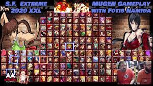 Street Fighter Extreme 2020 (XXL update): 180+ characters  versus, with  Fotis Namida! (RGC Mugen) - YouTube