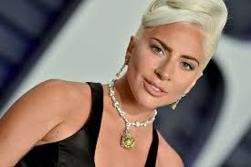 The singer arrives with blue hair to match her overflowing blue valentino gown as she arrives on the red lady gaga arrives at the 2019 golden globe awards in what looks like a powder blue gown by. Lady Gaga S New Ocean Blue Hair Holds A Hidden Message
