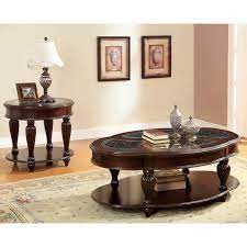 Walnut is prized for its rich. Furniture Of America Zerathe Traditional Cherry 54 Inch Coffee Table Overstock 9264050