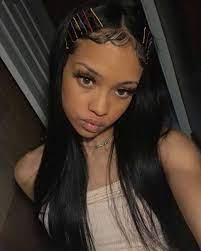 Pin By Jess Passion On ɦǟiʀ Straight Hairstyles Straight Weave Hairstyles Brazilian Straight Hair