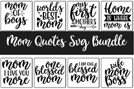 Download 10 Mom Quotes Bundle Graphic By Designartstore Creative Fabrica PSD Mockup Templates