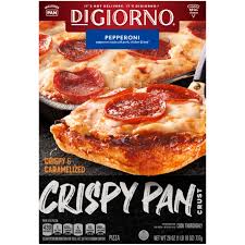 Crispy Pan Pepperoni Frozen Pizza Official Digiorno
