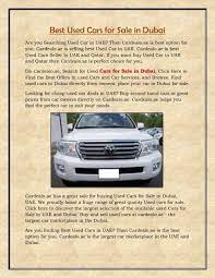 Toyota land cruiser 2013 expat used by markhelio46 » jun 01, 2016. Best Used Cars For Sale In Dubai