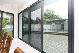 Black and stainless steel metal front door for modern home. Clever Security Sliding Door Ideas For Modern Homes Window Elements