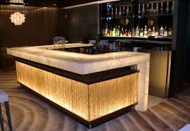 Transparent Stone Flower Pattern Glass Pub Bar Counter Bar Counter Design Bar Interior Design Modern Home Bar