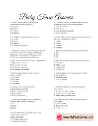 How to play baby shower trivia. Free Printable Baby Trivia Game Answer Sheet Baby Facts Boy Baby Shower Games Baby Shower Jeopardy