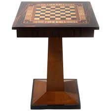 19th Century Game Table With Chess Top 1stdibs Com Wood Chess Set Chess Board Table Table Games