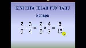 Jika tidak hafal sifir, tulis sifir ditepi. Bahagi Pecahan Tahun 6 Mathematics Quiz Quizizz