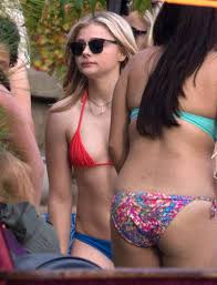 Chloe Grace Moretz Strips Down To Her Swimsuit On Set Of Neighbors 2