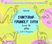 Dinosaur Trinket Dish (Tweens/Teens)