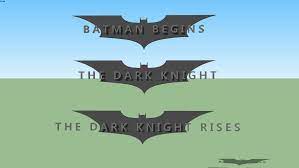 Batman dark knight logo 4k. The Dark Knight Trilogy Logo 3d Warehouse