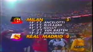 Jun 28, 2021 · monday's transfer market news and rumours: Ac Milan 5 0 Real Madrid European Champion Clubs Cup 1988 89 Video Dailymotion