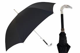 Sterling Silver Eagle Head Umbrella 001 Pasotti Mens Umbrella Umbrella Head Umbrella