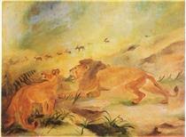 Animals were the main subject in almost all his paintings. Antonio Ligabue 29 Artworks Painting