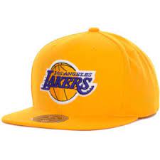Los Angeles Lakers Fitted Hat Mitchell Ness New With Stickers Nba La Los Angeles Lakers Lakers Hat Nba Hats