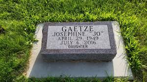 Mi koristimo razgranatu mrežu lokalnih sioux falls cvjećari, i vaš buket cvijeća pozirala u sioux falls. Josephine Mae Jo Voudry Gaetze 1949 2016 Find A Grave Memorial