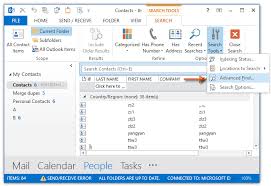 How To Search Contacts By Phone Number In Outlook