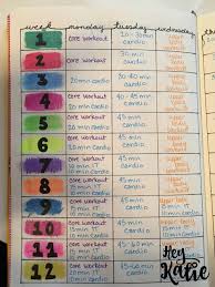 My Bullet Journal Fitness Tracker Bullet Journal Workout Diy Fitness Journal Fitness Journal