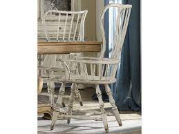 Use them for seating at a dining table, or on the front p… Hooker Furniture Sanctuary Vintage Chalky White Spindle Back Dining Arm Chair Hoo540375300
