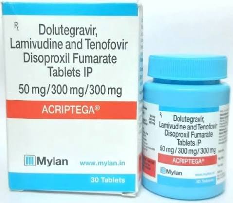 ACRIPTEGA 50 MG / 300 MG / 300 MG TABLETS at ₹ 80/piece | Tenofovir Tablet in Nagpur | ID: 2855153266112