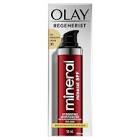 Regenerist Mineral Sunscreen Face Moisturizer, Zinc Oxide, SPF 30 50mL Olay