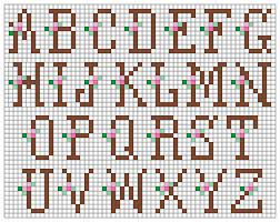Aurifil cotton floss thread (colors listed on pattern, or choose your own) item you plan to. Small Floral Monograms Cross Stitch Fonts Cross Stitch Alphabet Cross Stitch Letters