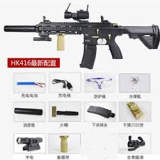Dikenal sebagai water gel gun atau gel blaster, jenis produk satu ini merupakan satu alternatif yang memiliki mekanisme mirip seperti airsoft, dengan beberapa perbedaan, seperti penggunaan proyektil yang berbeda, dan tenaga tembak yang dihasilkan. Brand New Hk416d Water Gel Ball Toys Games Bricks Figurines On Carousell