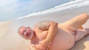 Old Fat Grey Haired Man has Naked Day and Cums Big at the Beach -  Pornhub.com