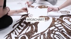 The pest control company is using what type of promotion strategy? Ad Of The Day Oh God Raid Made A Triptych Of Paintings Out Of 60 000 Dead Roaches