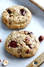 Hazelnut Chocolate Chunk Cookies Del S Cooking Twist Recipe Chocolate Hazelnut Chocolate Chunk Cookies Cookie Packaging