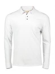 Black And White Long Sleeve Polo M Singer Magic Wash Long Sleeve Polo In White Larrimor S White Long Sleeve Tshirt Long Sleeve Tshirt Men Long Sleeve