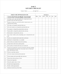 daily cleaning checklist template thepostcode co