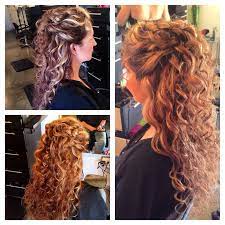 Curly Hair Wedding Style By Audrey Honeycutt Curly Hair Styles Naturally Down Curly Hairstyles Curly Hair Styles