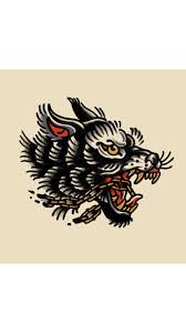 Pin By Kadek Rocker On Tatu Wolf Tattoo Traditional Traditional Tattoo Art Traditional Tattoo Design