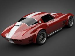 1965 Grandsport Corvette Sports Car 3d Model Autos Deportivos Coches Clasicos Coches Deportivos