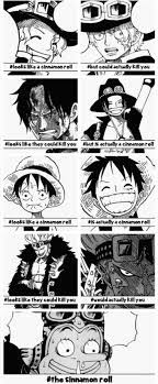 One Piece Looks Like A Cinnamon Roll But Could Actually Kill You Looks Like They Could Kill You But Is Actually A Cinnamon R Anime One Piece One Piece Luffy