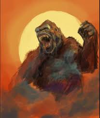 This berkey king kong original recently sold for $15,625 on www.ha.com ! King Kong On Procreate In 2021 King Kong Art King Kong Lion Sculpture