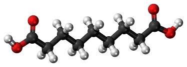 Azelaic acid is a naturally occurring dicarboxylic acid produced by malassezia furfur and found in whole grain cereals, rye, barley and animal products. Azelaic Acid Wikipedia