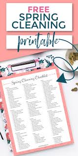 We've got homemade cleaning products and supplies, tip. Free Spring Cleaning Checklist Printable Centsable Momma
