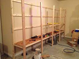 Wood or metal anchors in contact with the ground will deteriorate over time. How To Build Sturdy Garage Shelves Home Improvement Stack Exchange Blog