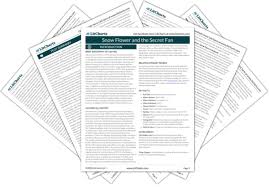 Snow Flower And The Secret Fan Character Analysis Litcharts