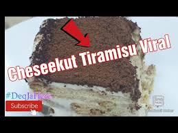 Aplikasi resepi kek tiramisu/ ini menyediakan pelbagai resep tiramisu aneka macam rasa dan dapat anda buat dengan mudah di rumah. Cheesekut Tiramisu Ikut Resepi Che Nom Selamat Mecuba Semua Sedap Youtube