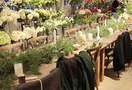 How To Make A Pine Garland Table Runner Made Remade Pine Garland Garland Table Runner Rustic Wedding Table Decor
