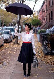 Mary Poppins Kostum Selber Machen Kostum Idee Zu Karneval Halloween Fasching Mary Poppins Kostum Halloween Kostume Selbstgemacht Halloween Selber Machen