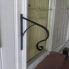 Position the new rail against the inside of the stairway posts. Handrail For 1 Or 2 Step Wrought Iron Grab Rail Solid Steel Hand Rail Safety Railing For Stairs Steps Stair Handrail Handrail Outdoor Stair Railing